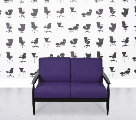 Refurbished BuzziSpace BuzziNordic ST102 - 2 Seater Sofa - Violet Fabric