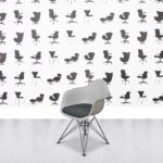 Refurbished Vitra Charles Eames DAR White Shell - Paseo
