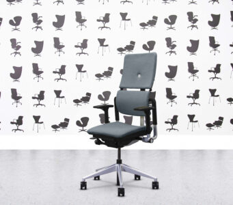 HOMEPAGE 17 Refurbished Steelcase Please V2 - 3D Arms - Aluminium Frame - Paseo