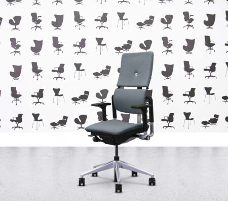 Refurbished Steelcase Please V2 - 3D Arms - Aluminium Frame - Paseo