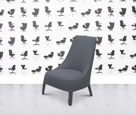 Refurbished Maxalto Febo - Contemporary Armchair - High Back - Light Blue