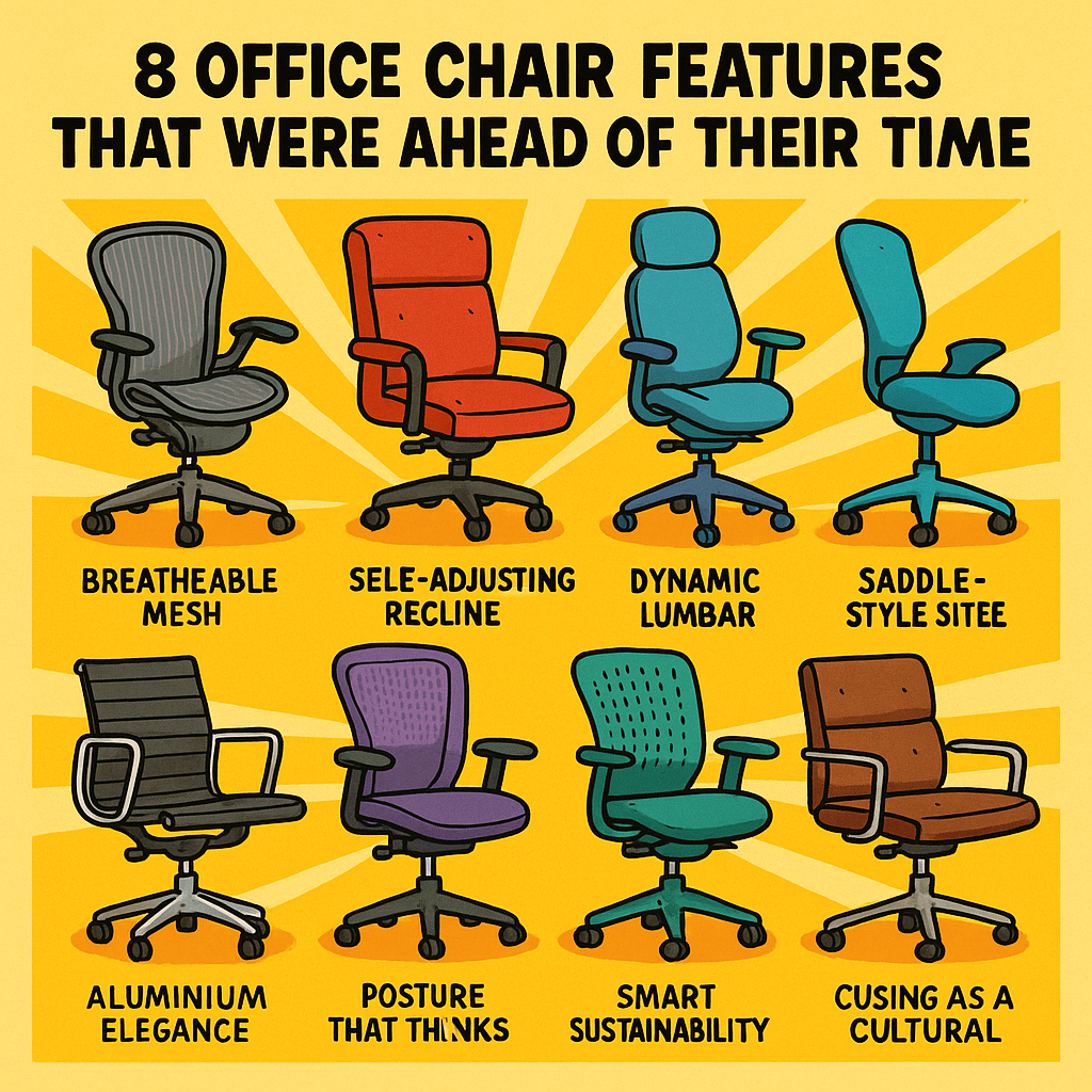 8 Office Chair Features That Were Ahead of Their Time