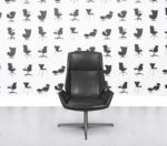Refurbished Boss Design Kruze High Back - Fully Upholstered - Dark Grey Leather