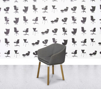 HOMEPAGE 4 Refurbished Modus Dune Timber Armchair - Light Grey