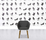 Refurbished Modus Dune Timber Armchair - Dark Grey