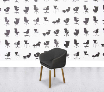 HOMEPAGE 3 Refurbished Modus Dune Timber Armchair - Dark Grey
