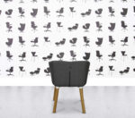 Refurbished Modus Dune Timber Armchair - Dark Grey