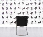 Refurbished Klöber Ciello Cantilever Chair - Black Fabric