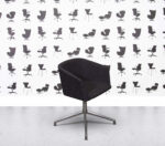 Refurbished Boss Design Toto Low Back - Polished Aluminium - Amethyst Grey Tweed