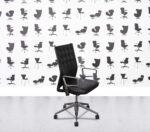 Refurbished Vitra ID Trim Office Chair - Black Leather