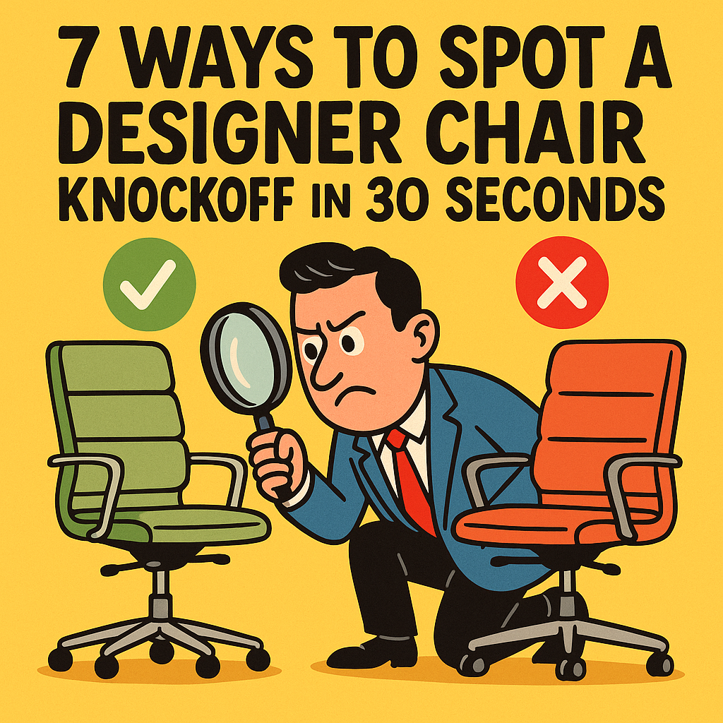 7 Ways to Spot a Designer Chair Knockoff in 30 Seconds