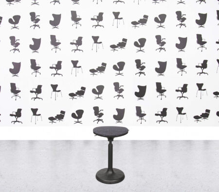 Refurbished Wagner W3 3D Stool - Grey Fabric