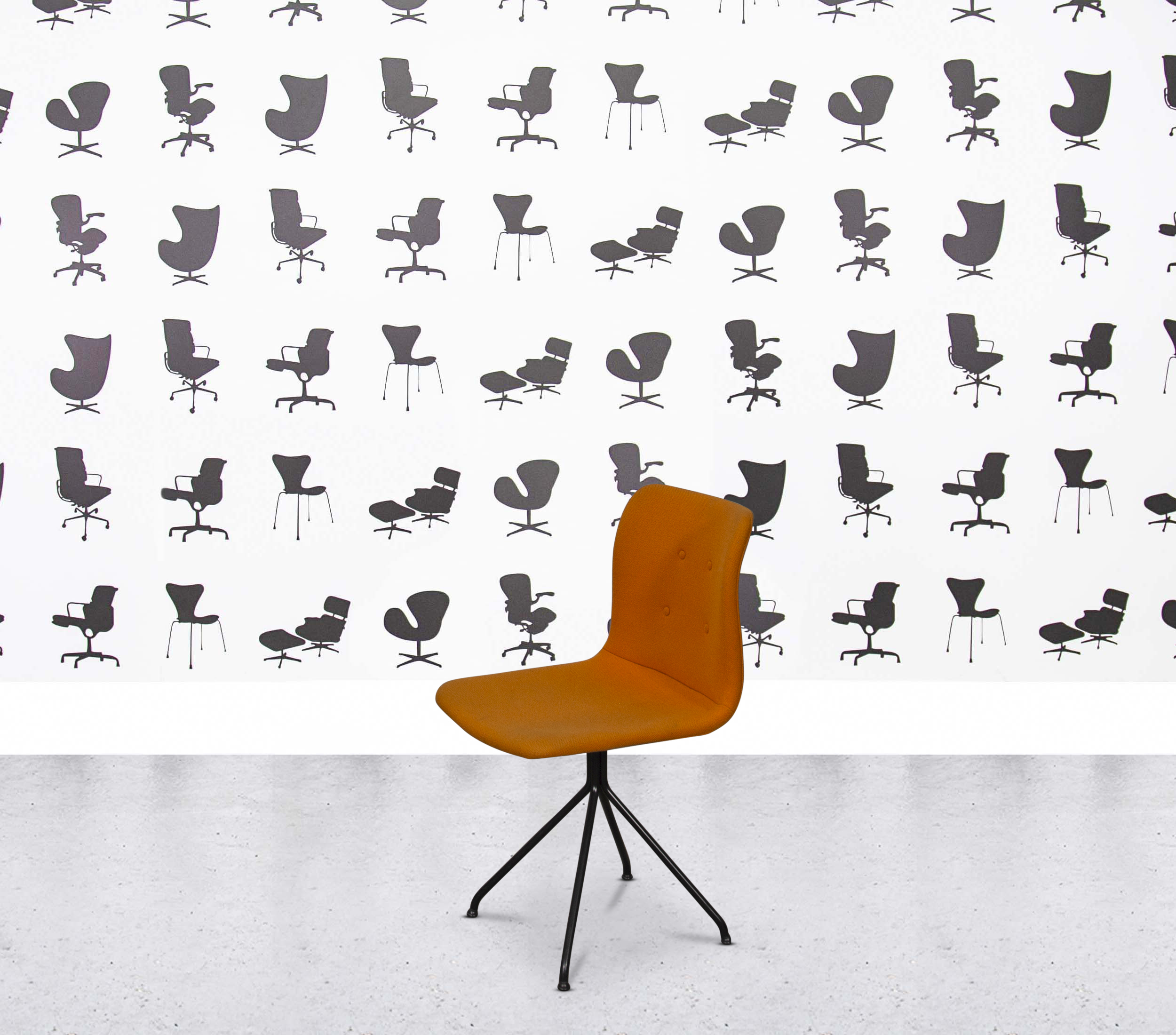Refurbished Bent Hansen Primum - Orange Fabric2 Refurbished Bent Hansen Primum - Orange Fabric