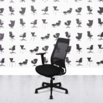 Refurbished Haiken Stirling Task Chair - Full Black