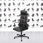 Refurbished Walter Knoll Leadchair Executive - Black Leather