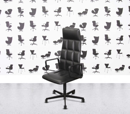 Refurbished Walter Knoll Leadchair Executive - Black Leather
