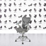 Refurbished Herman Miller Mirra 2 FULL SPEC 4D - White Frame and Grey TriFlex Back