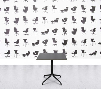 Refurbished Vitra Belleville Square Table - Veneer Dark Oak