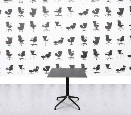 Refurbished Vitra Belleville Square Table - Veneer Dark Oak