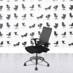 Refurbished Sedus Open Up - Fixed Height and Arms - Polished Aluminium