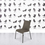 Refurbished Walter Knoll Liz Chair - Taupe Fabric