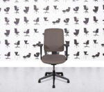 Refurbished Orangebox Seren Task Chair – Black Frame - Mocha Fabric