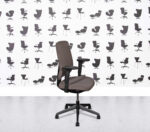 Refurbished Orangebox Seren Task Chair – Black Frame - Mocha Fabric